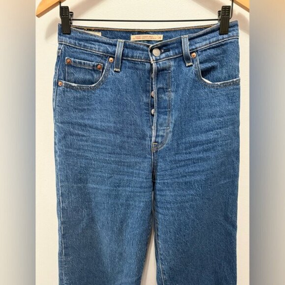 Levi's® Premium RIBCAGE STRAIGHT ANKLE WOMEN'S JEANS size 26 - Picture 7 of 12